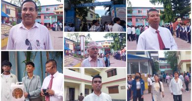 पब्लिक हाईस्कुलमा कक्षा ११ मा प्रवेश परिक्षा दिने विद्यार्थीहरुको उत्साहजनक सहभागिता