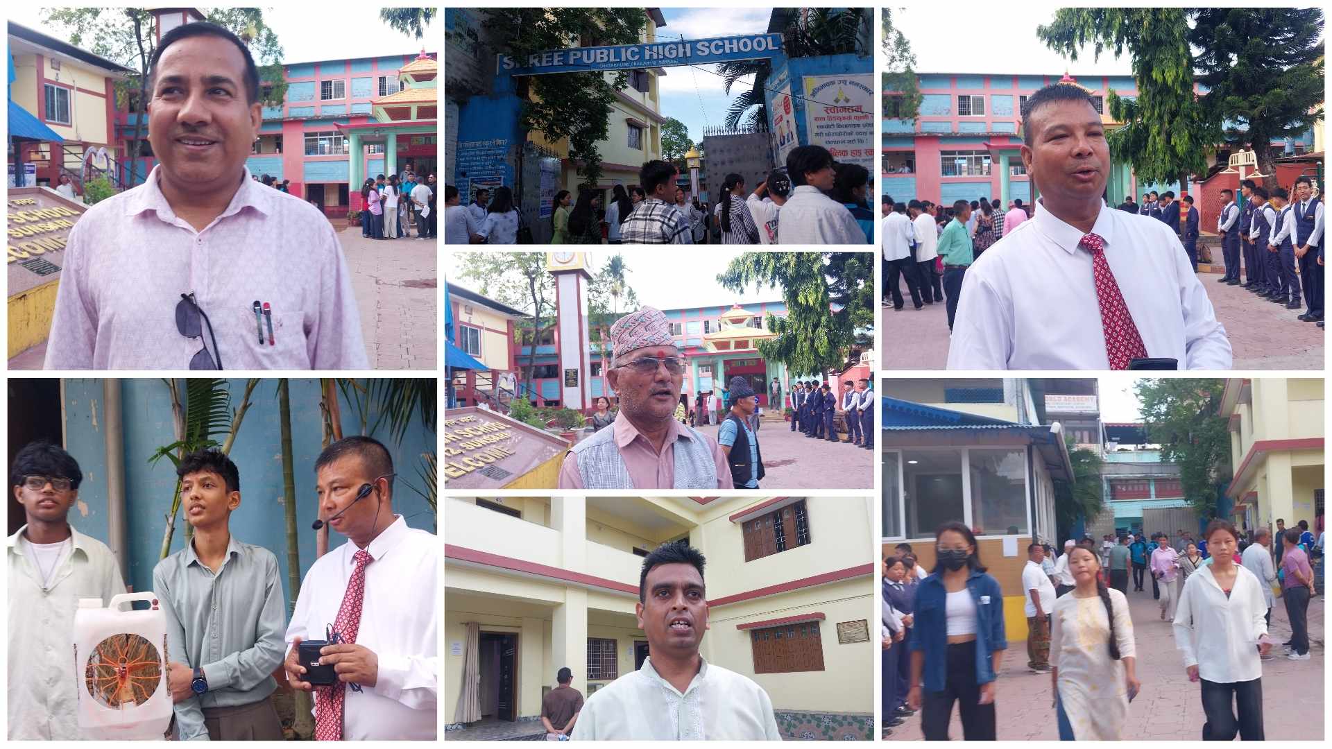 पब्लिक हाईस्कुलमा कक्षा ११ मा प्रवेश परिक्षा दिने विद्यार्थीहरुको उत्साहजनक सहभागिता